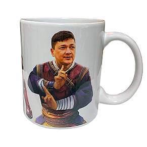 Чашка з принтом "Зеленський та компанія - герої MarveL" від KLik Print 7trav, фото 2