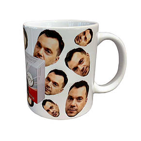 Чашка з принтом "Арестович - заспокійливе" від KLik Print 7trav, фото 3