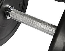 Гантелі 2х15 кг (Металевий Гриф), фото 3