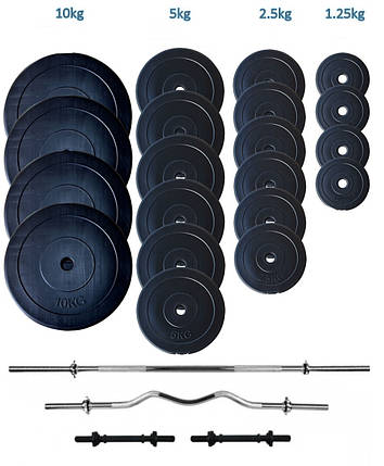 Штанга + Гантелі Набір Premium 107 КГ, фото 1