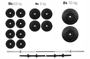 Штанга + Гантелі Набір 70 кг, фото 1