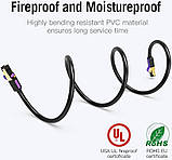 Ethernet-кабель 2м Vention Cat7 Високошвидкісний гігабітний LAN-кабель RJ45 патч-корд 10 Гбіт / с, фото 5