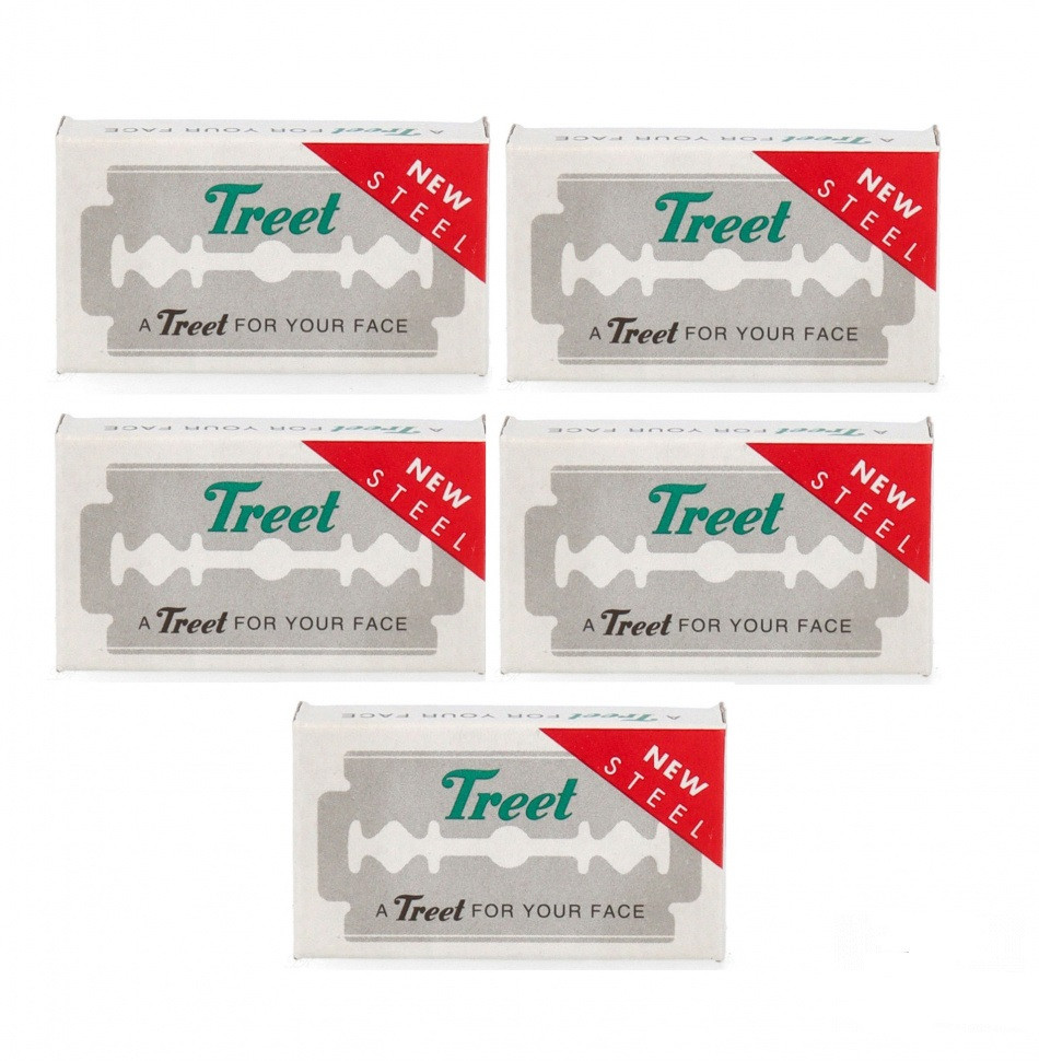 Леза Treet New Steel Double Edge Blades 50 шт