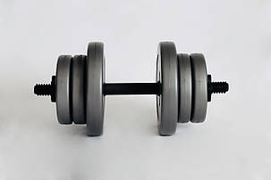 Гантелі 2х10кг GREY, фото 2