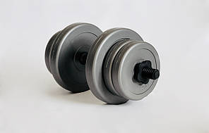 Гантелі 2х10кг GREY, фото 3