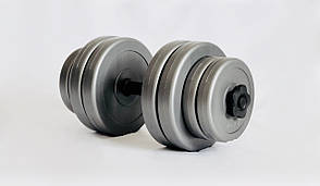 Гантелі 2х15кг GREY, фото 3