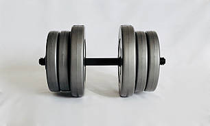 Гантель 20кг GREY, фото 1