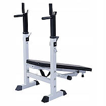 Лава для жиму 3 в 1 WCG 2020 + Штанга + Гантелі Набір Premium 90 кг + Гиря 12 кг в Подарунок, фото 4