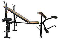 Лава Для Жиму WCG 0055 + Приставка Скотта Набір HARD штанга 148 КГ, фото 3