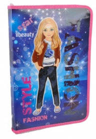 Тека для праці А4 картонна на змійці Kidis "Fashion Style" 7162 KNZ