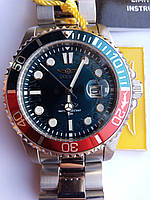 Мужские дайверские часы Invicta 30951 Pro Diver. Морской глубокий свет циферблата