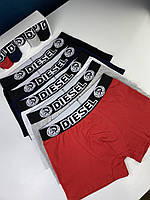 Чоловічі труси Diesel, труси боксери 5 шт у подарунковій упаковці, чоловічі труси набором різні кольори