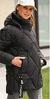 Пуховик подростковый, куртка зимняя женская К- 23 Размеры 42, 46