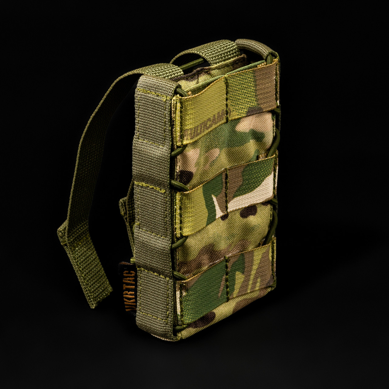 Тактичний підсумок мультикам відкритий під 1 ріжок Molle Підсумок сумісний з магазинами АКМ/АК-74/М16/РПК