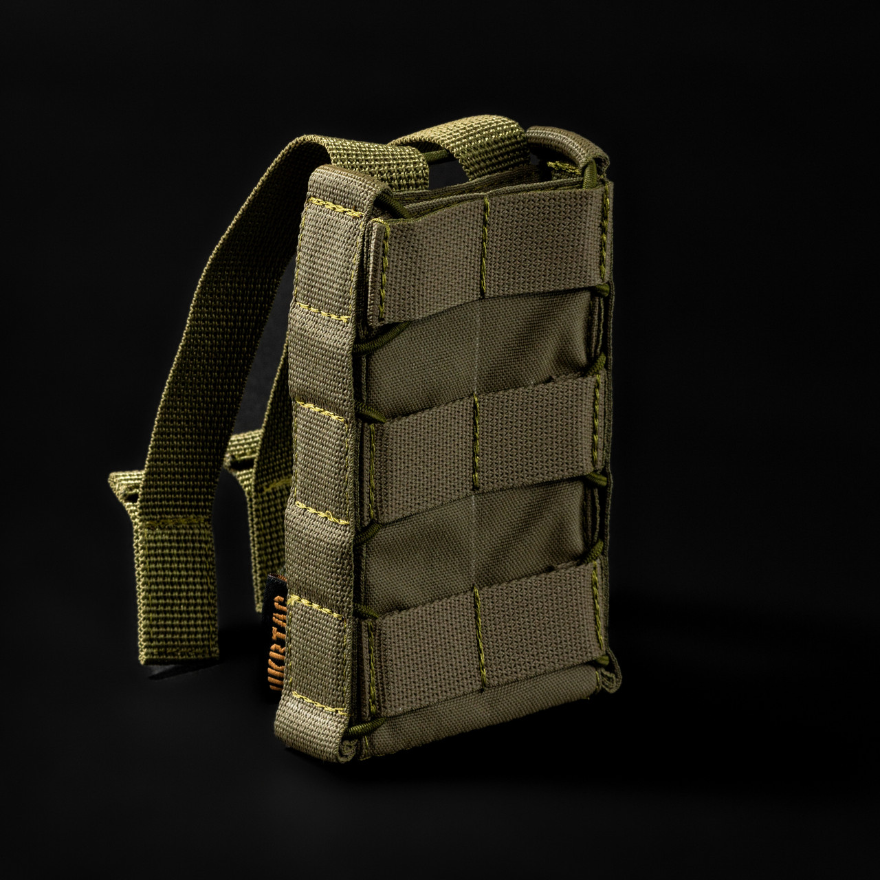 Тактичний підсумок хакі відкритий під 1 ріжок Molle Підсумок сумісний з магазинами АКМ/АК-74/М16/РПК