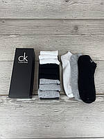 Шкарпетки Calvin Klein, шкарпетки в упаковуванні 9 шт, чоловічі шкарпетки, шкарпетки в подарунковій коробці c, шкарпетки для чолов