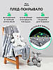 Плед покривало з зірками плед день-ніч 165х130 см покривало плюшеве із зірками, фото 6