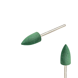 Фреза силіконова Конус 10*24мм, 240 гріт/зелена