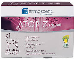 44024 Dermoscent Atop 7 Spot On для собак 20-40 кг, 4 шт. х 0.6 мл