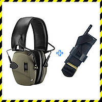 Навушники Активні стрільці Tactical Sport Green + Джгут/ Турнікет (ПРЕДОПЛАТА)
