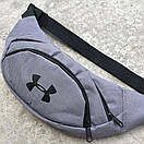 Бананка Intruder сірого кольору з брендовим лого, фото 4