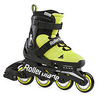 Ролики дитячі Rollerblade Microblade SE Neon Yellow Black 2024 (Желто-черный неон, 28-32)