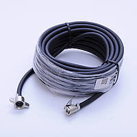 Шланг підкачування повітряний чорний гумовий  18мм з швидкоз'їзднання для пістолета підкачки, (Україна)