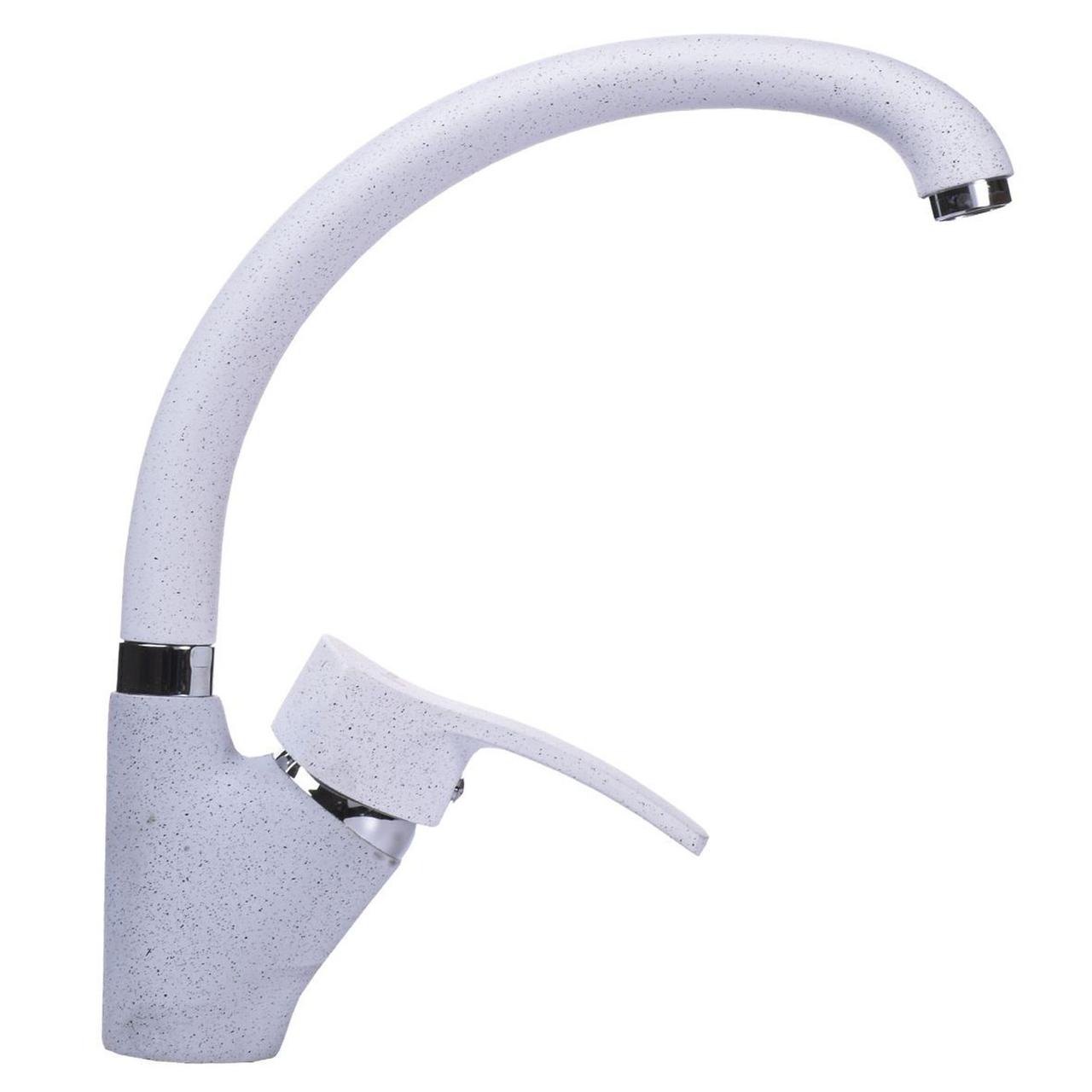 Змішувач для кухні Globus Lux QUEENSLAND GLQU-0203S-BIG-7-WHITE, фото 1