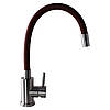 Змішувач для кухні з гнучким гусаком GLux ALPEN SUS-203SBR Коричневий, фото 3
