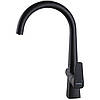 Змішувач для кухні латунний під осмос U-подібний GLux LAZER GLLR-0999-10-BB Чорний матовий, фото 2