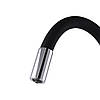 Змішувач для кухні латунний під осмос із гнучким гусаком GLux LAZER GLLR-0903-00 Чорний хром, фото 5