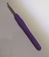 Крючок для вязания с резиновой ручкой, Ø -5 мм