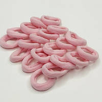 20 шт - Набор резиночки бесшовные 3см - Розовые