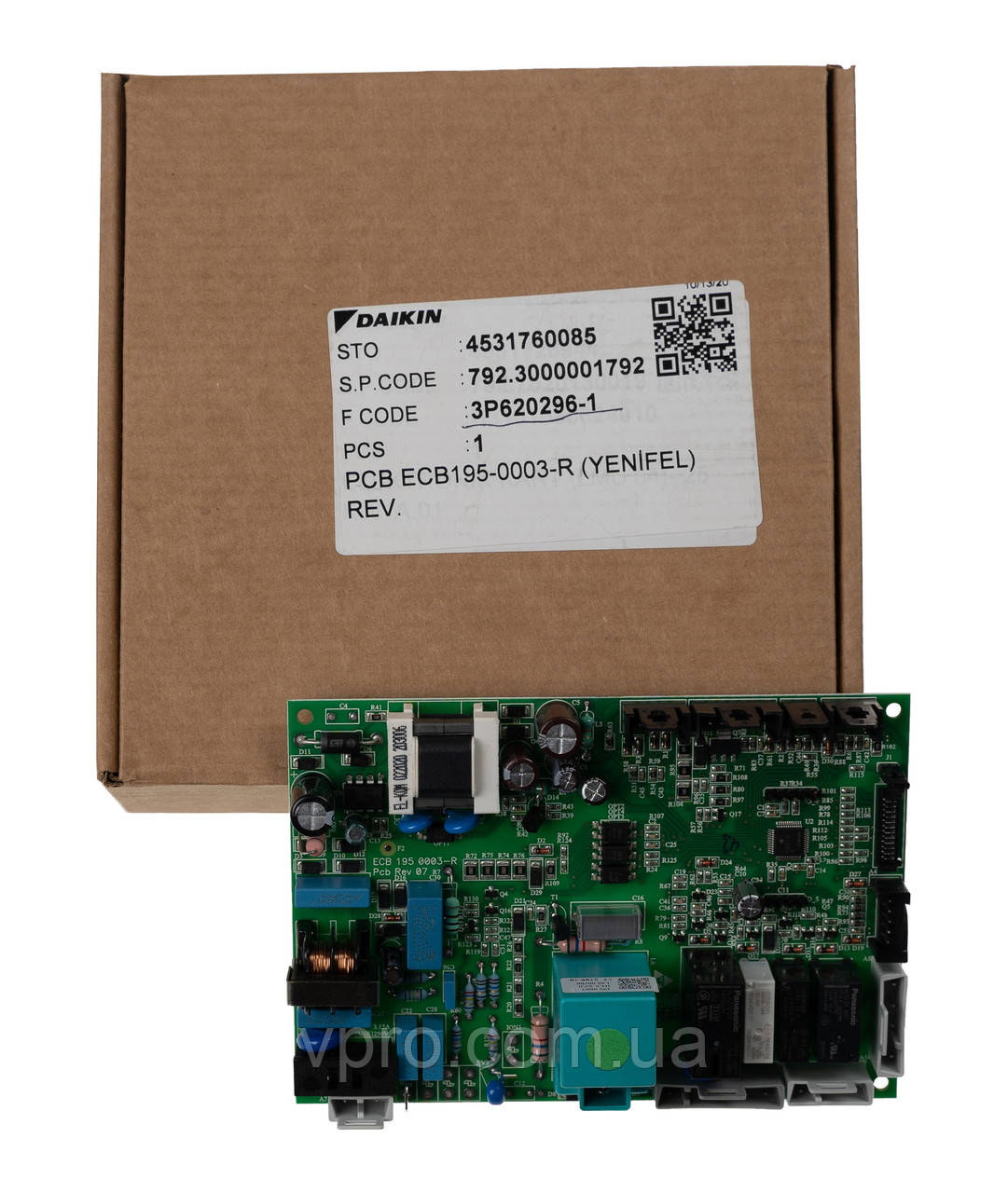 Плата керування ECB 195 0003-R для газового котла Airfel Integrity 24-28Kw 7020130030