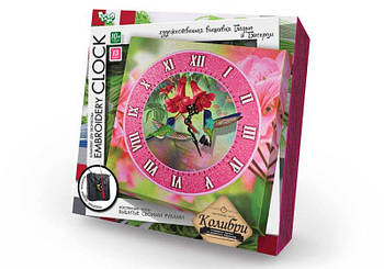 Набір для творчості годинник "Embroidery clock" Колібрі EC-01-04