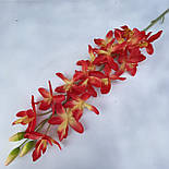 Орхідеї гілка Ангрекоїди 75 см жовтогарячий, фото 2