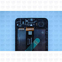 Дисплей із сенсором Samsung A127 Galaxy А12 Black, GH82-26485A, оригінал у складі з рамкою!, фото 6