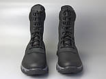 Берці тактичні великого розміру демісезонні шкіряні чорні військове взуття Rosso Avangard Himerua BS, фото 5