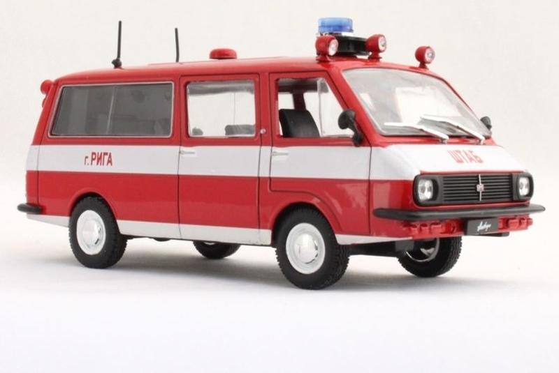 Автомобіль на Службі №12 РАФ-2203 Автомобіль Штабний Пожежний | Deagostini