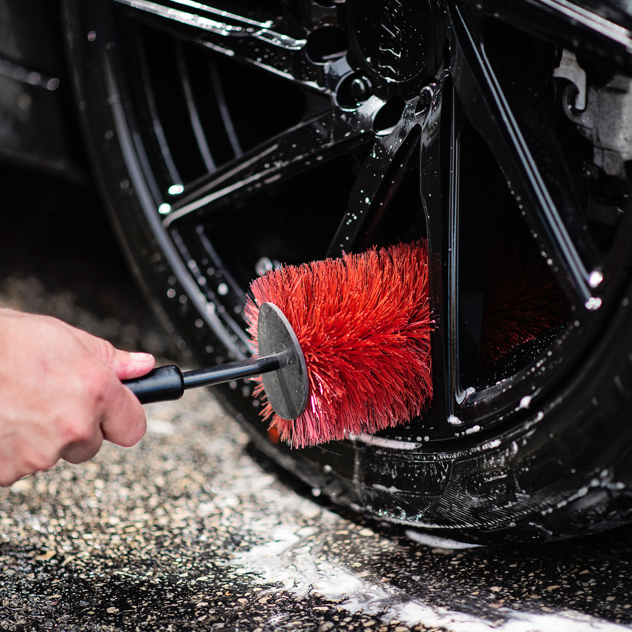 Ерш для чистки дисков, короткий Maxshine Wheel Brush Short - фото 4 - id-p1672111243