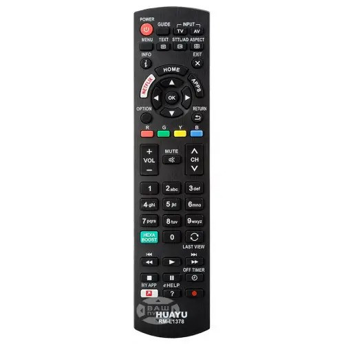 Пульт Panasonic універсальний HUAYU RM-1378 LCD TV NETFLIX