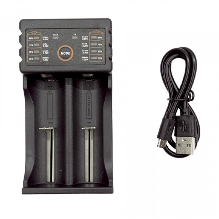 Зарядний пристрій для акумуляторів Li-Ion/LiFePO4/Ni-Mh з функцією PowerBank, фото 1
