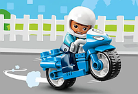 Конструктор LEGO DUPLO Поліцейський мотоцикл 5 деталей (10967), фото 6