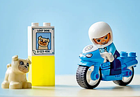 Конструктор LEGO DUPLO Поліцейський мотоцикл 5 деталей (10967), фото 7