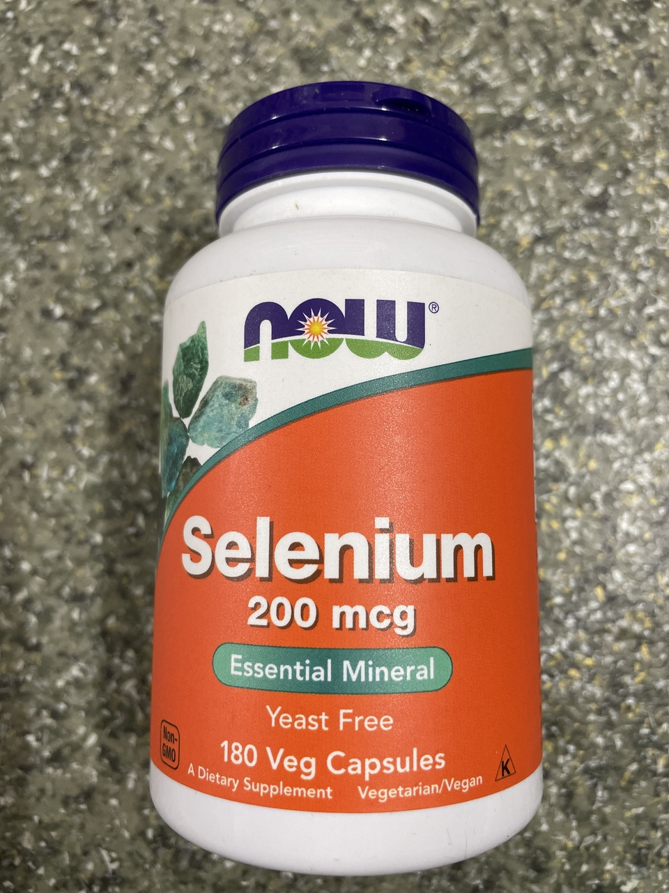 Селен, Now Foods Selenium, 200 mcg 180 caps