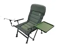 Кресло карповое Elektrostatyk FK6 ST/P NN усиленное со столиком и держателем удочки