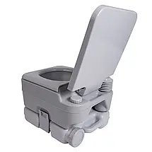 Туристичний переносний біотуалет з механізмом змивання Bo-Camp Portable Toilet Flush, 10 л (Grey), фото 5