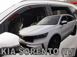 Дефлектори вікон (вітровики) Kia Sorento 2020-> 4шт (Heko)