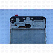 Дисплей з сенсором Samsung A325 Galaxy A32 Black, GH82-25566A, оригінал з рамкою!, фото 6