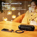 Аудіо кабель Vention TRRS AUX 3.5mm в нейлоновій оплітці з підтримкою мікрофону 1 м Чорний BAQHF, фото 4